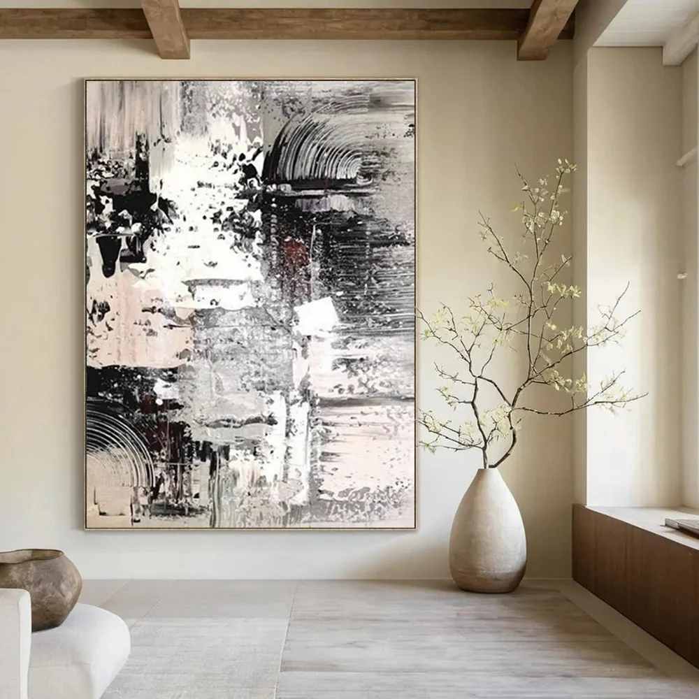 Urban_City_Black_Gray_White_Artwork_JN2MU wall art